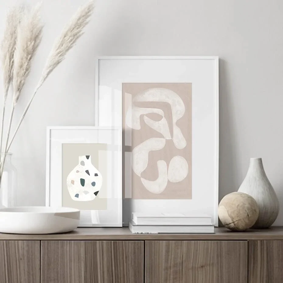Modern Abstract Line Art Canvas Print - Image 3