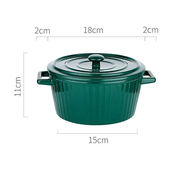 Modern Minimalist Ceramic Rice Bowl Tableware - Image 3