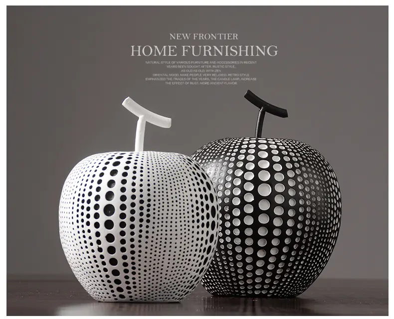 Modern Minimalist Nordic Resin Apple Decor for Home - Image 5