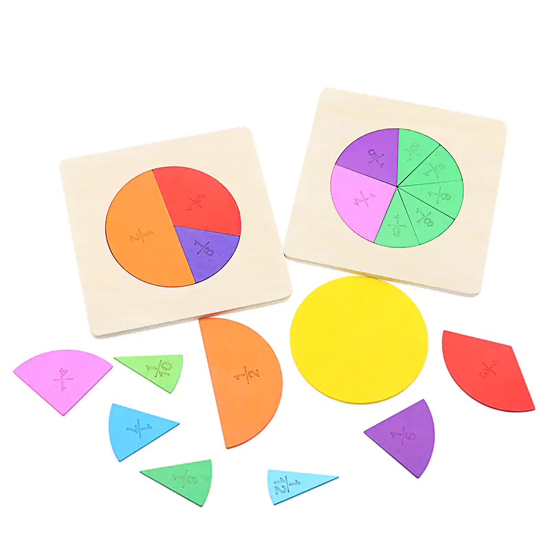 Montessori Mathematics Fraction Board - Image 3