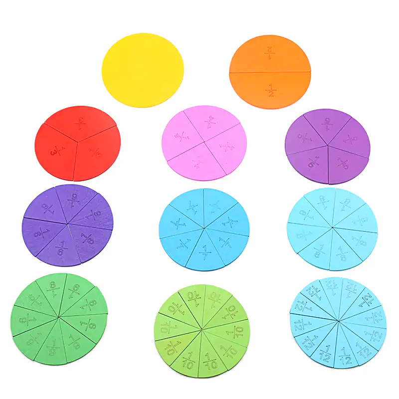 Montessori Mathematics Fraction Board - Image 5