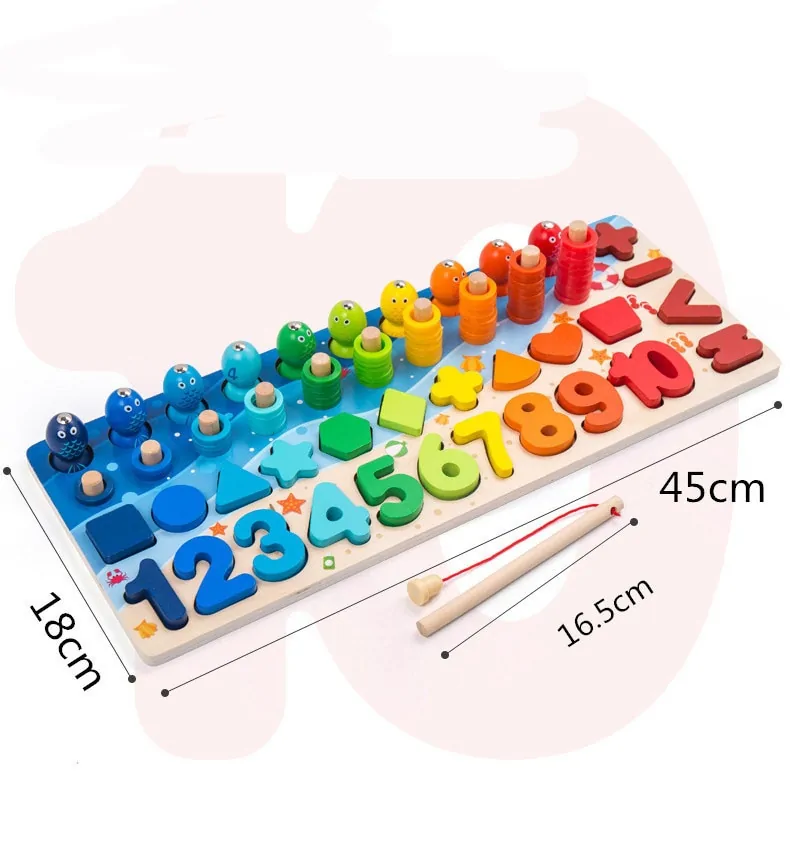 Montessori Wooden Geometric Puzzle for Kids - Image 8
