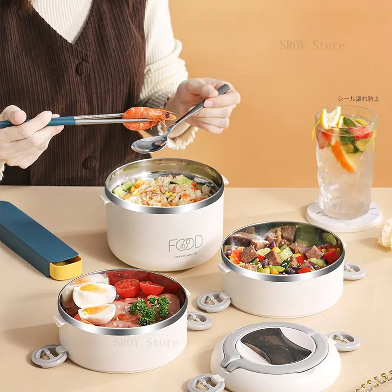 Multi-Layer Stainless Steel Lunch Box - Image 3