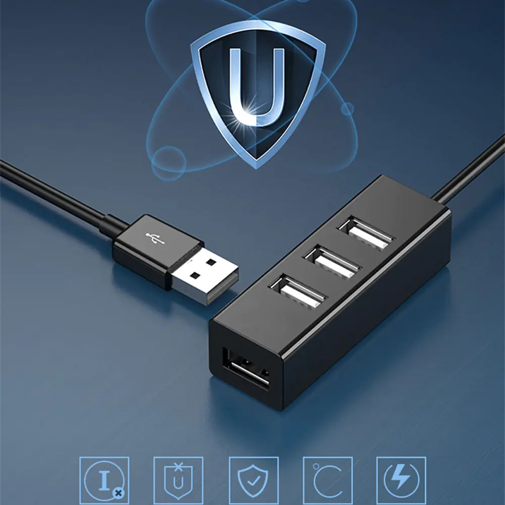 Multi USB Splitter Hub Use Power Adapter - Image 5