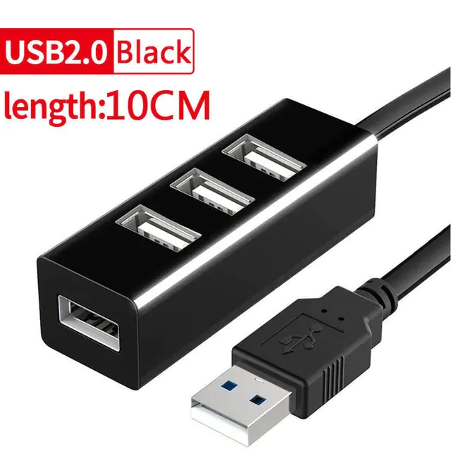 Multi USB Splitter Hub Use Power Adapter - Image 9