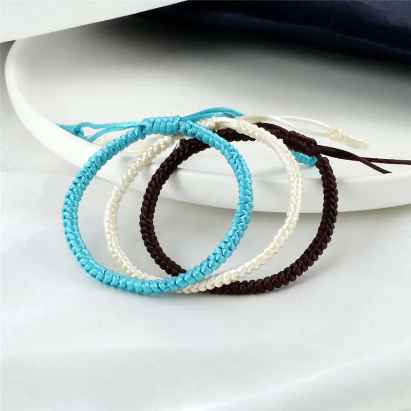 Multicolor Lucky Knots Rope Bracelets for Men & Women - Image 2