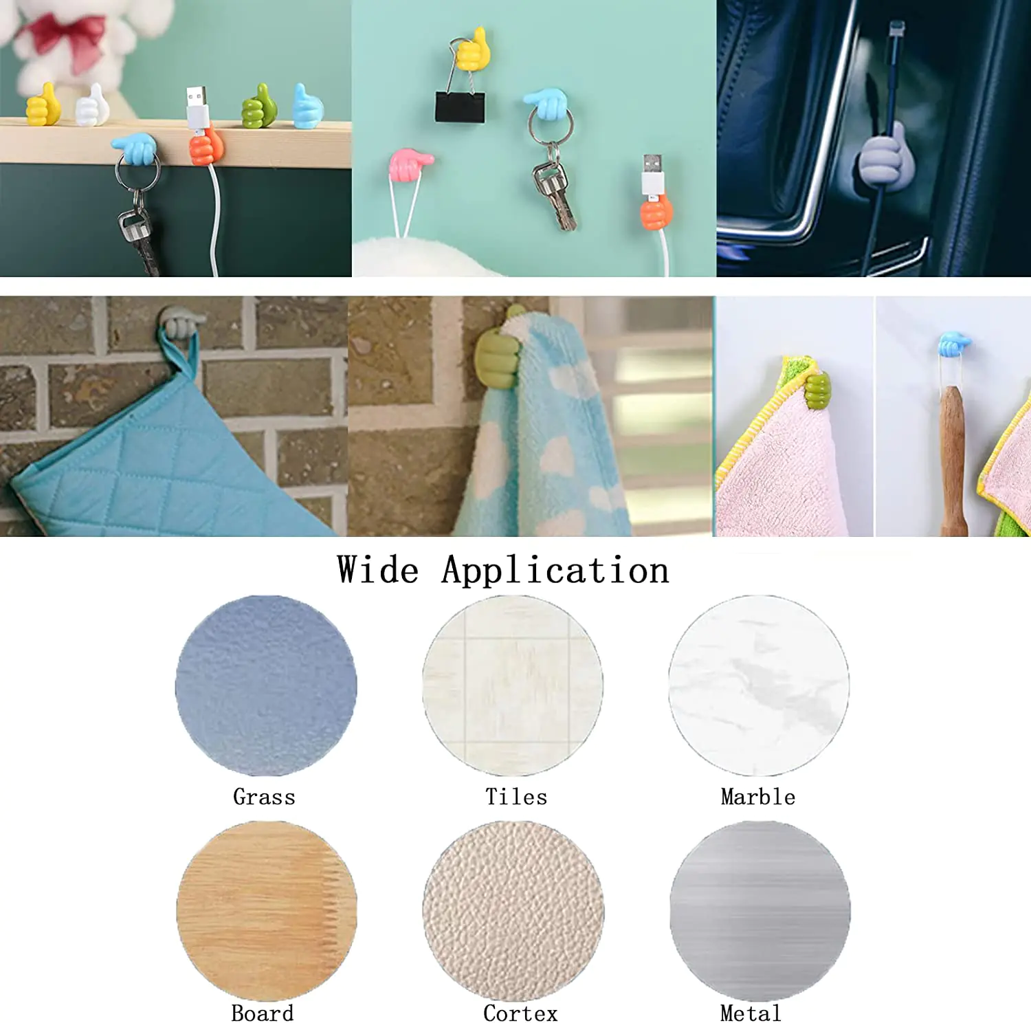Multifunctional Cable Organizer Clip Holder Thumb - Image 5