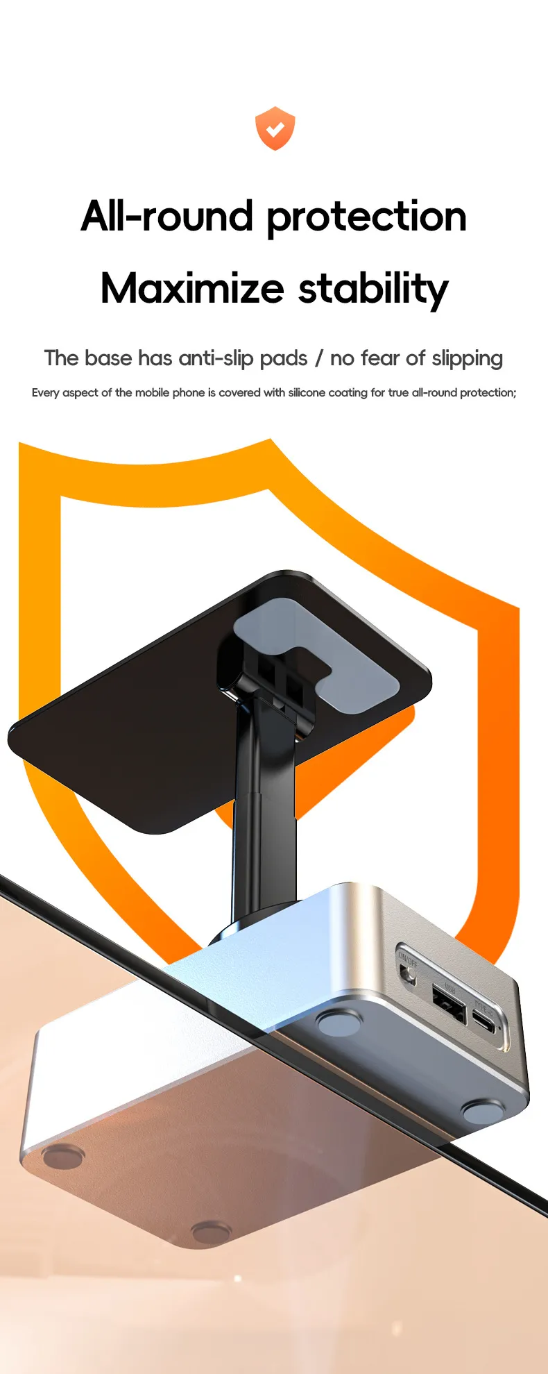 Multifunctional Foldable Three-in-one Mobile Phone Bracket Bluetooth Audio - Image 2