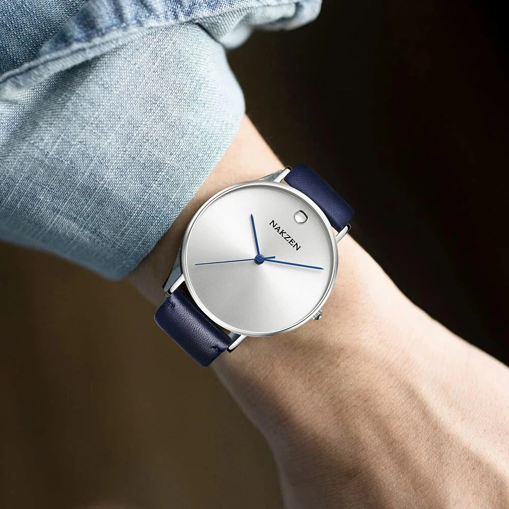 NAKZEN 2020 New Men's Watches Top Brand Luxury Quartz Watch Men Leather Waterproof Cool Watch Man Clocks Relogio Masculino - Image 5