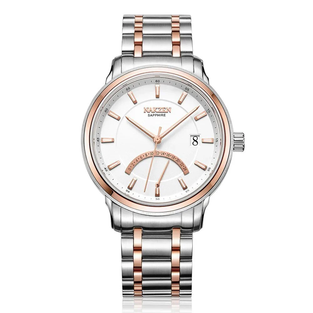 NAKZEN Crescent Shape Mens Quartz Watch Fashion Casual Waterproof Luxury Brand Date Wrist Watch Male Clock relogio masculino - Image 8