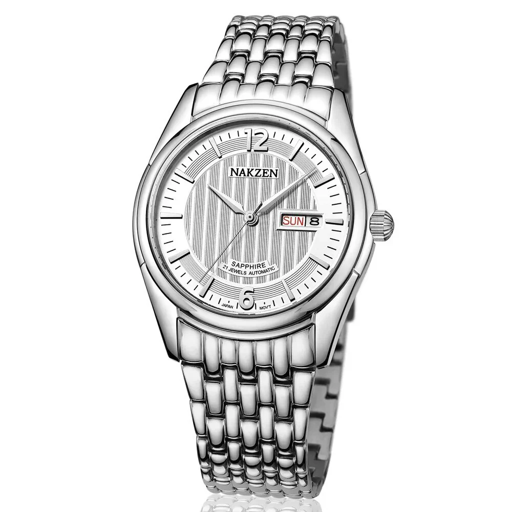 NAKZEN Mens Automatic Mechanical Watch Miyota 8205 Movemen Men Business Waterproof Stainless Steel Watch Clock Relogio Masculino - Image 8