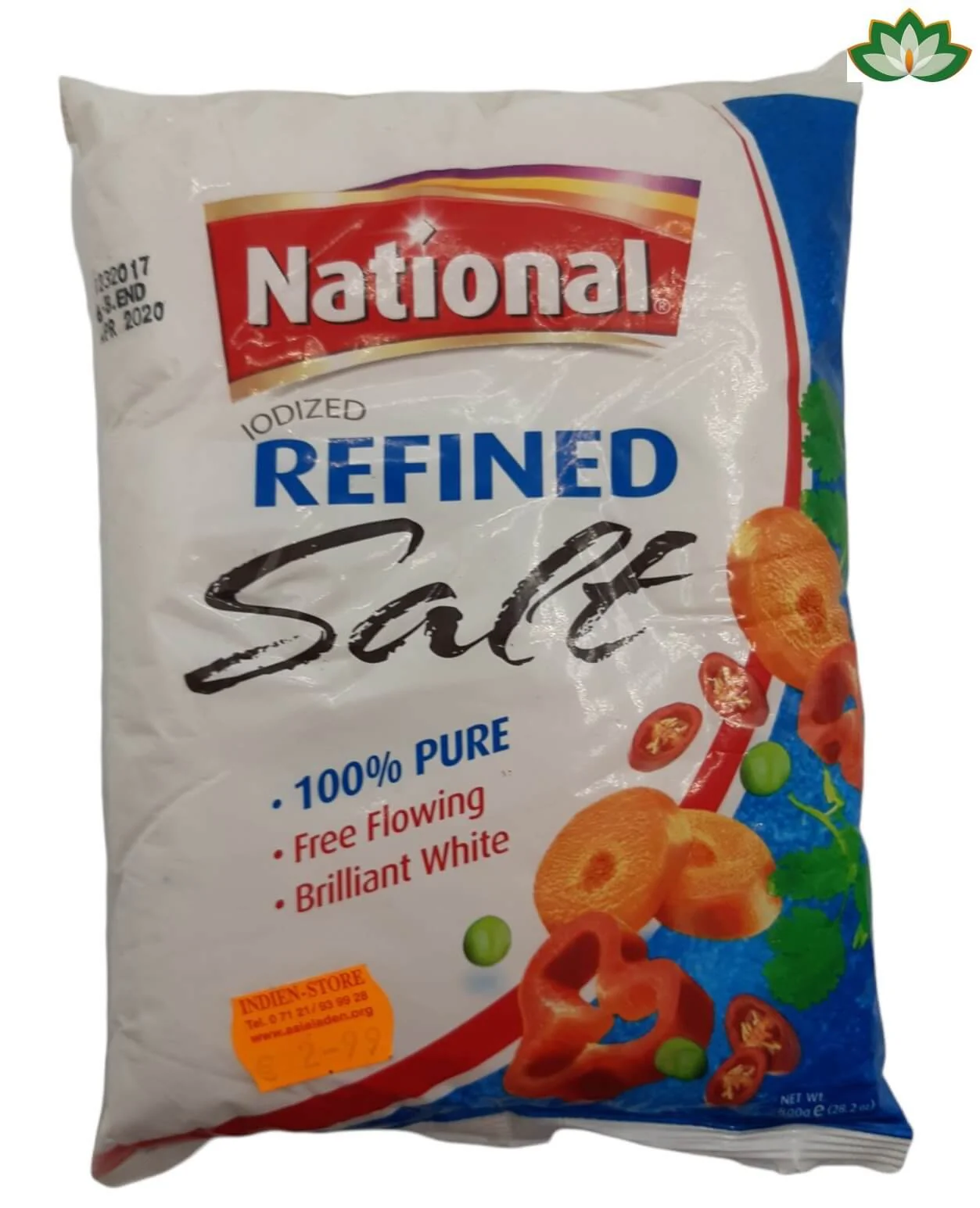 National Iodized Refined Salt 800g