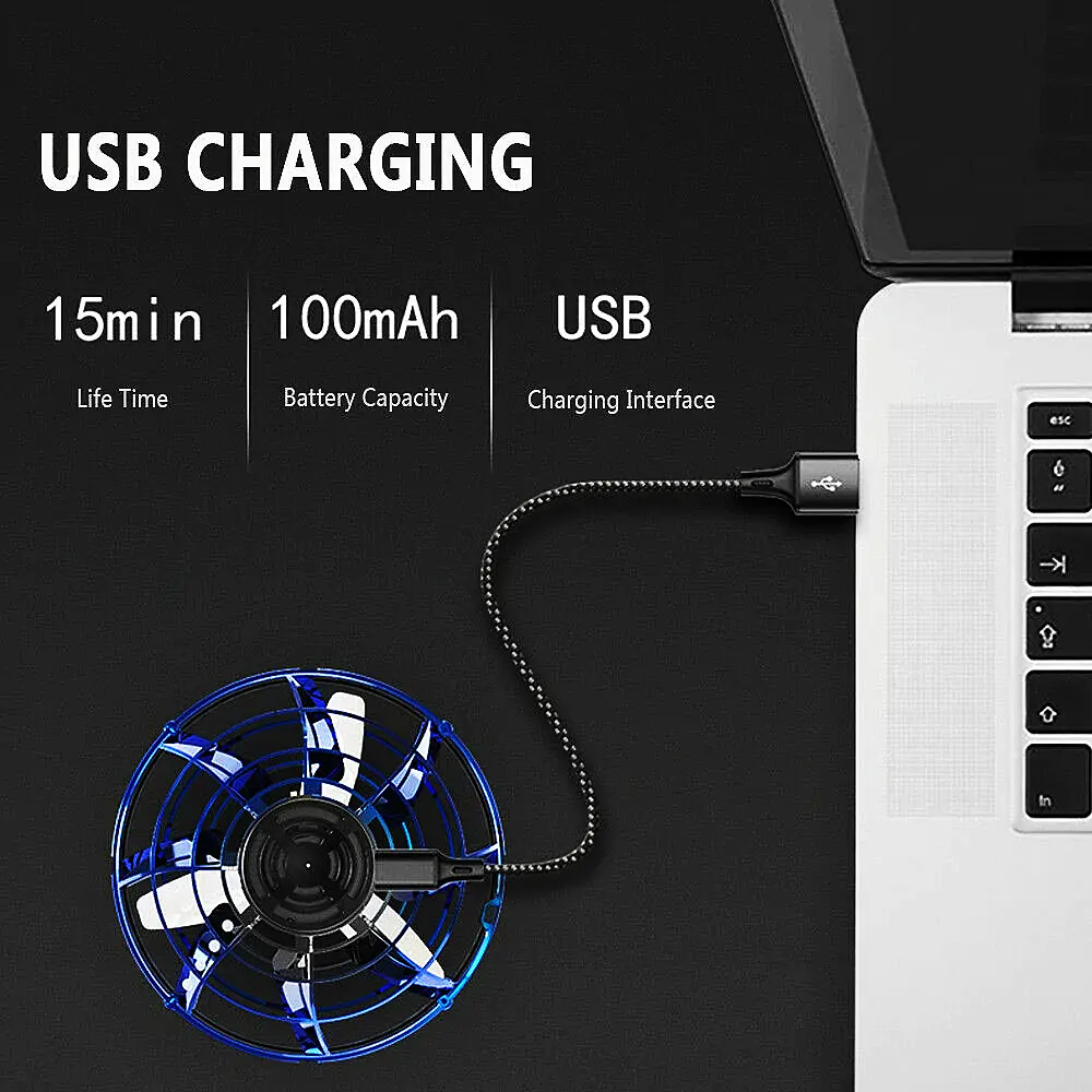 New Flying Spinner Drone: USB Charging Mini Interactive Toy - Image 5