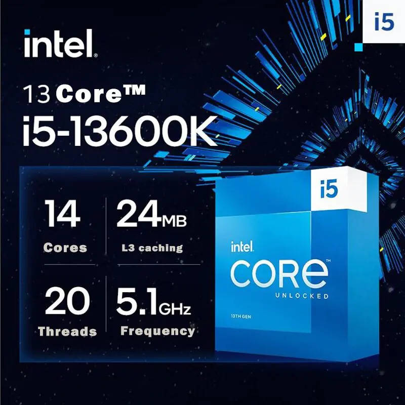 NEW Intel Core i5 13600K 3.5GHz 14-Core 20-Thread CPU Processor 10NM L3=24M 125W LGA 1700 - Image 3