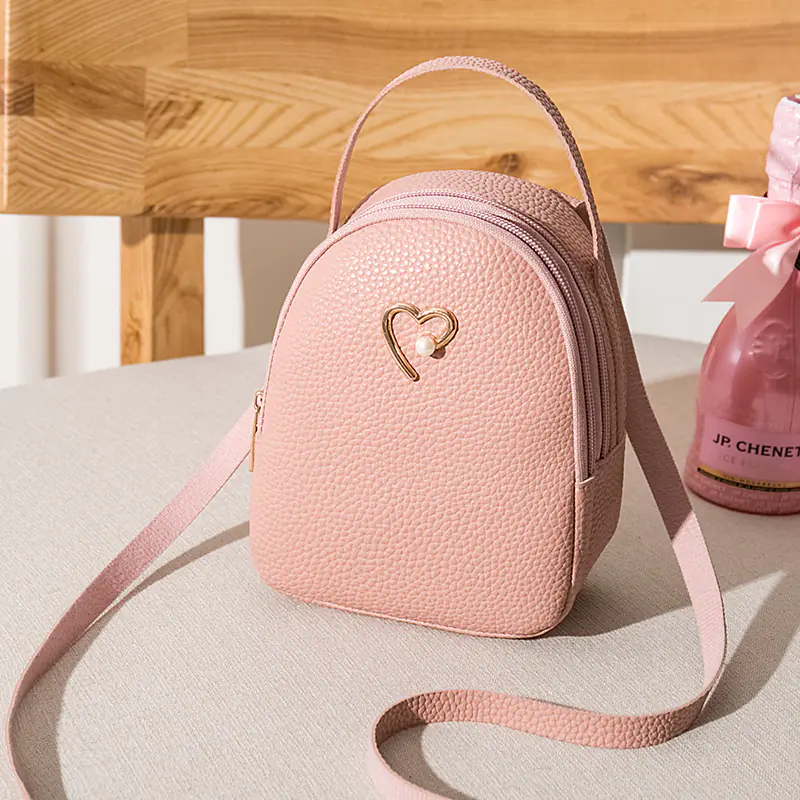 New Style Shoulder Crossbody Bag, Lychee Texture - Image 4