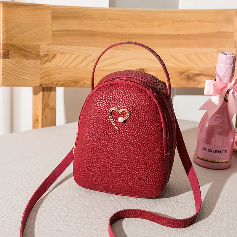 New Style Shoulder Crossbody Bag, Lychee Texture - Image 7