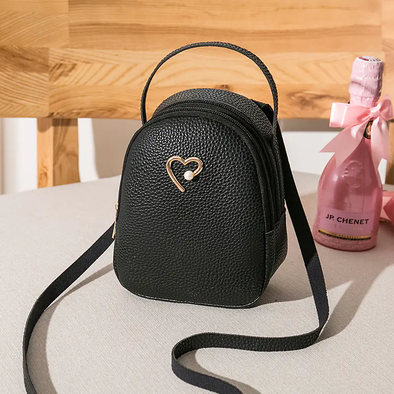 New Style Shoulder Crossbody Bag, Lychee Texture - Image 8