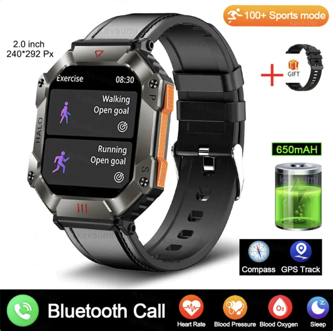 New Women's Android GPS Fitness Smartwatch - Image 11