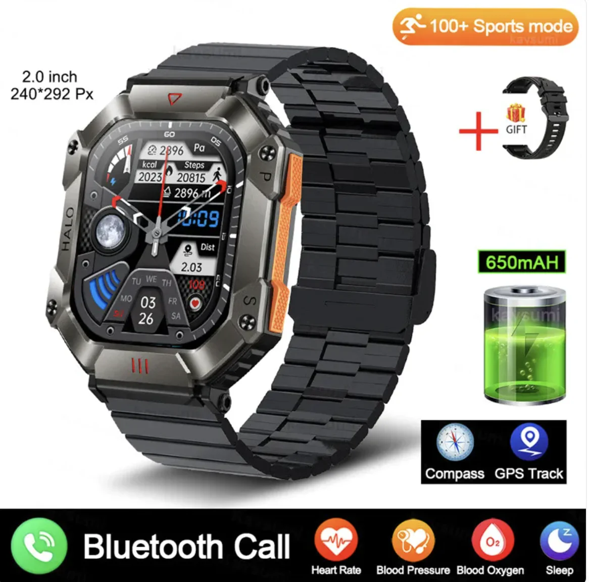 New Women's Android GPS Fitness Smartwatch - Image 5