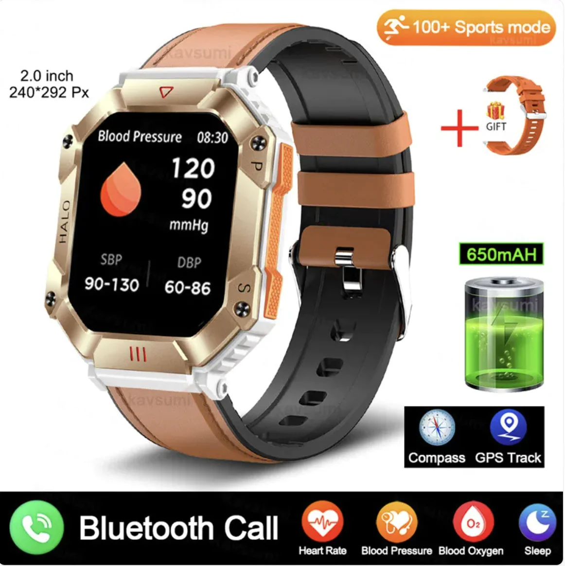 New Women's Android GPS Fitness Smartwatch - Image 6