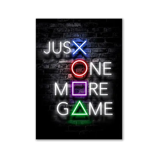 Nordic Gamer Quotes Art Poster - Image 7