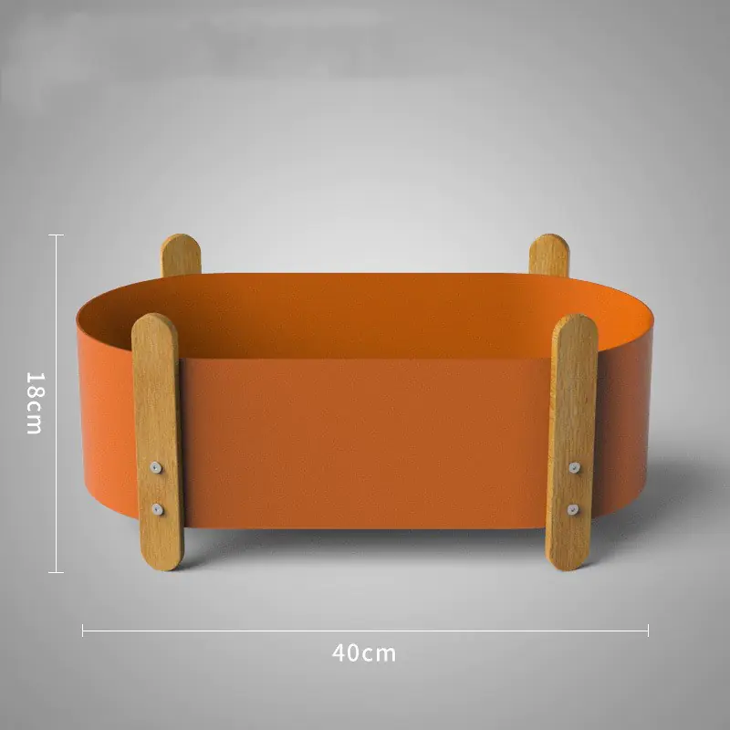 Nordic Iron Planter with Creative Minimalist Design - Image 2