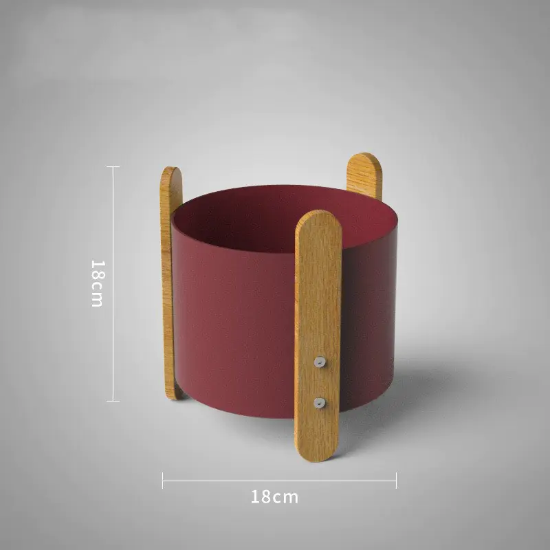 Nordic Iron Planter with Creative Minimalist Design - Image 3