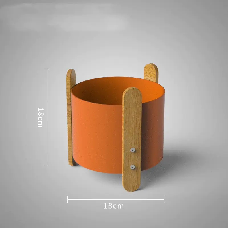 Nordic Iron Planter with Creative Minimalist Design - Image 5