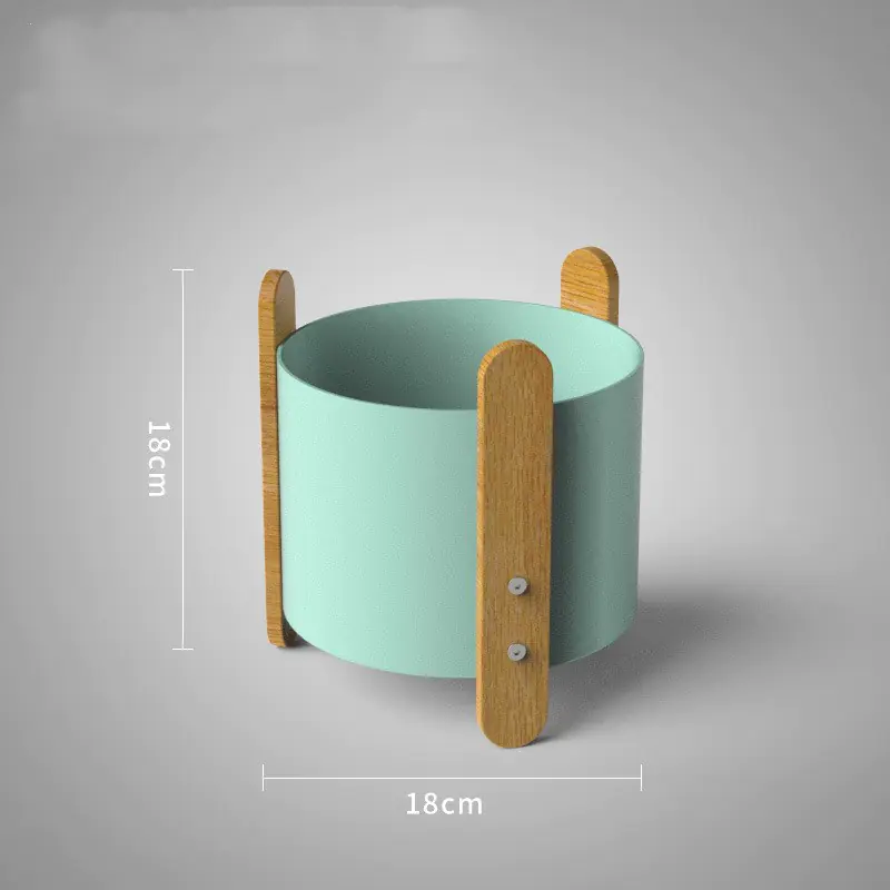 Nordic Iron Planter with Creative Minimalist Design - Image 7