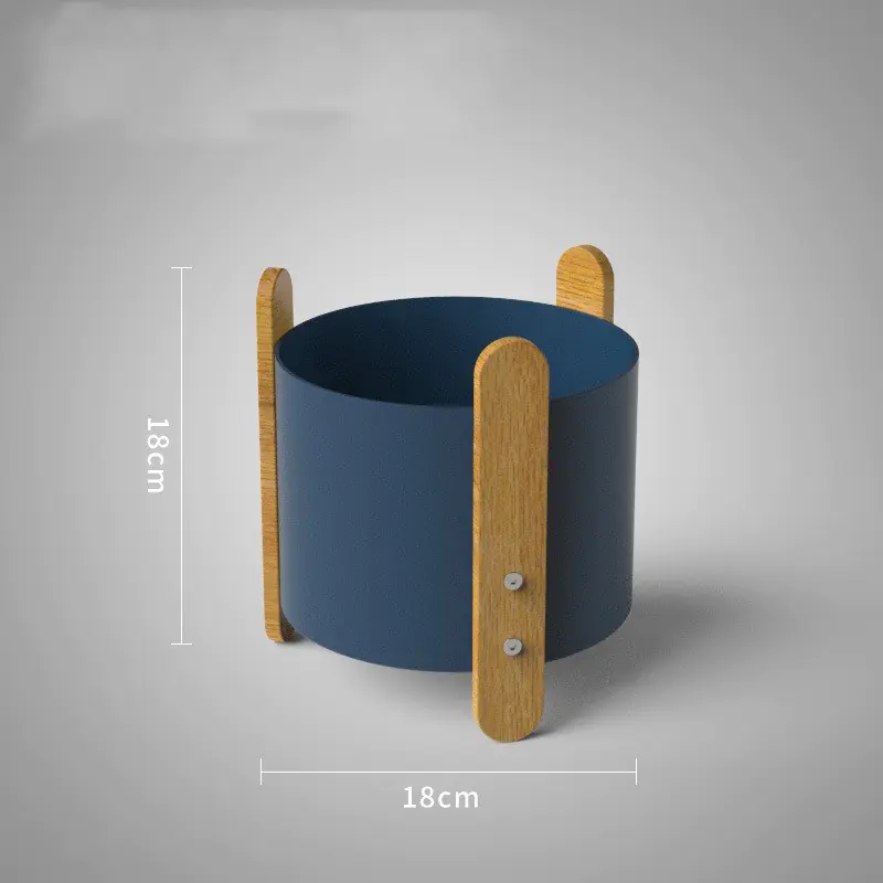 Nordic Iron Planter with Creative Minimalist Design - Image 8