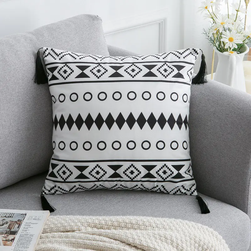 Nordic Minimalist Bohemian Style Cushion Cover - Image 3
