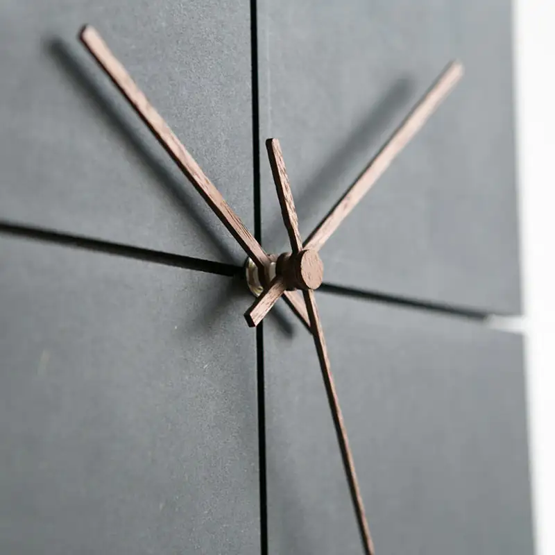 Nordic Style Black Wall Clock - Image 3