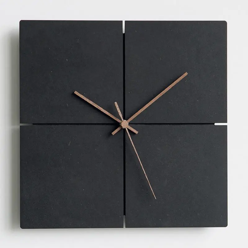 Nordic Style Black Wall Clock - Image 4