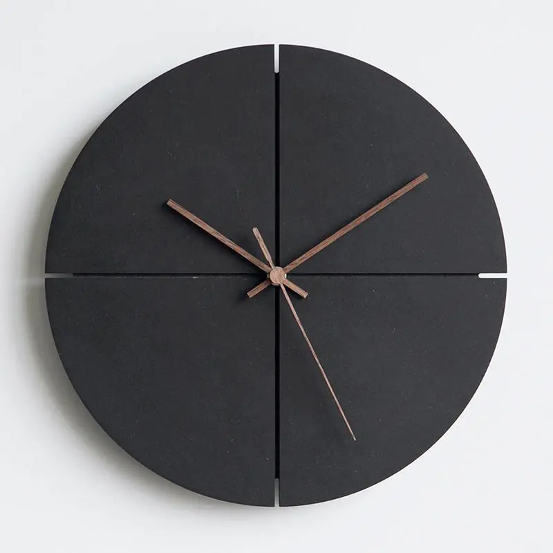 Nordic Style Black Wall Clock - Image 5