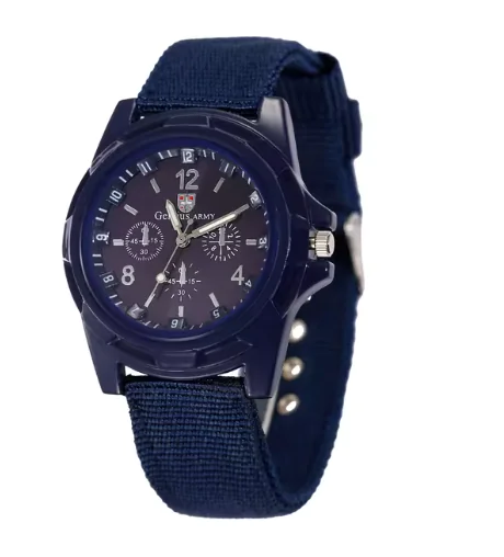 Nylon strap watch three-eye three-pin quartz watch - Image 3