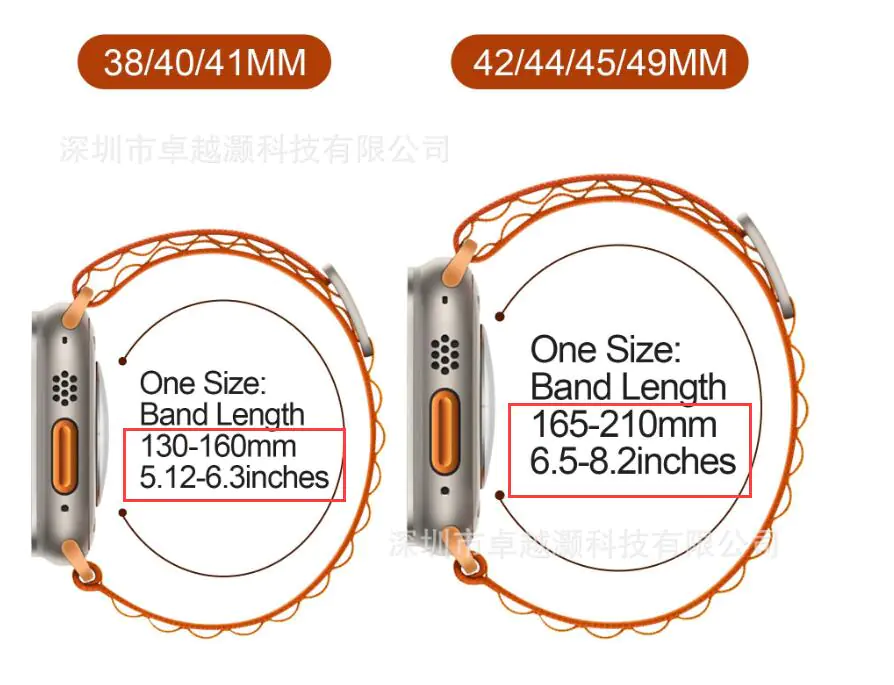 Nylon Watchband Bracelet Belt iWatch Series - Image 11