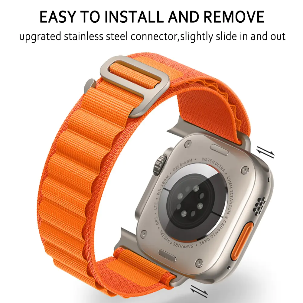 Nylon Watchband Bracelet Belt iWatch Series - Image 3