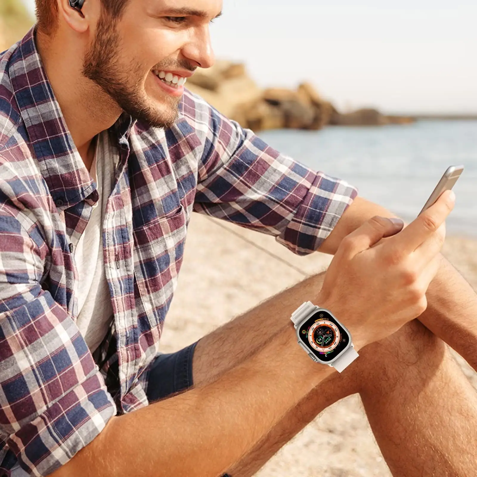 Nylon Watchband Bracelet Belt iWatch Series - Image 4