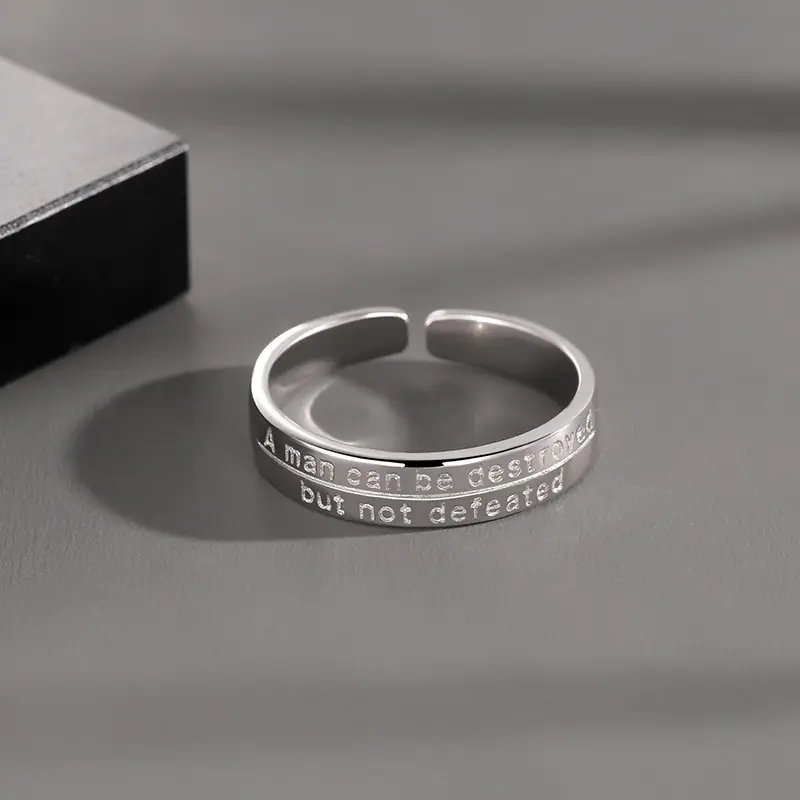 Old Man and the Sea Men's Single Ring - Image 2