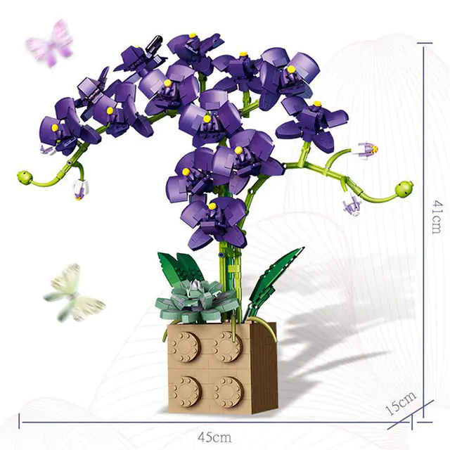 Orchid Building Block Bouquet - Image 7
