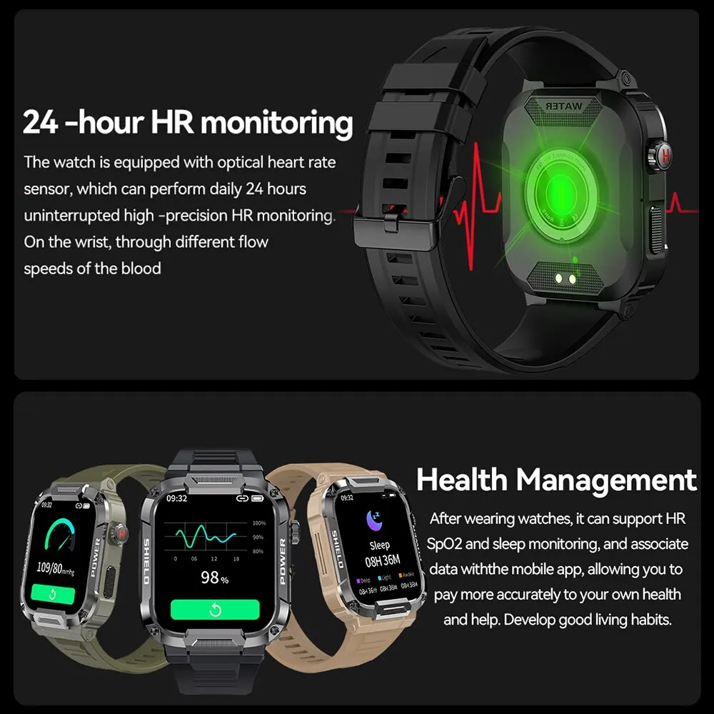Outdoor Military Smart Watch - Image 3