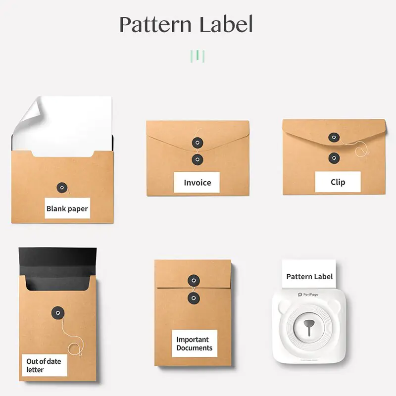 Peripage Thermal Paper: Sticker Variety - Image 4