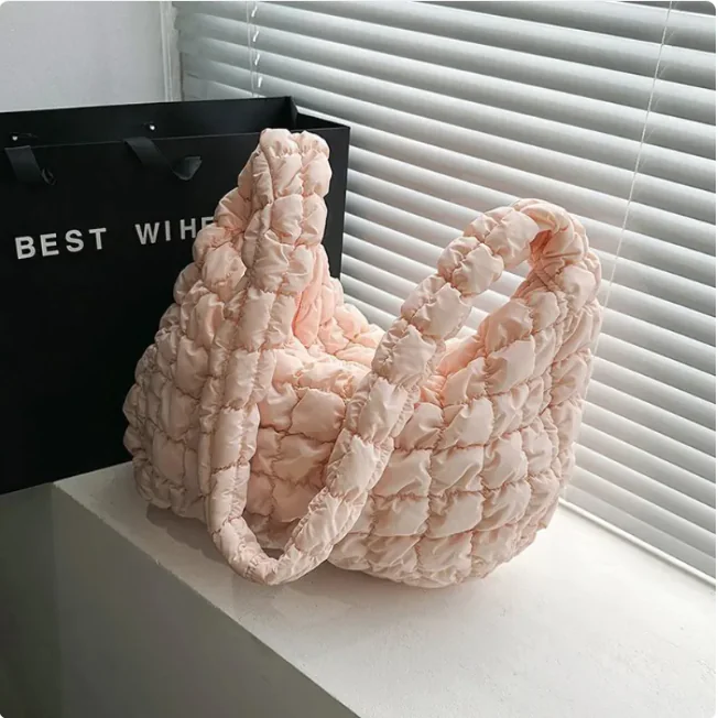 Pleated Shoulder Bag – Fashionable & Spacious - Image 13