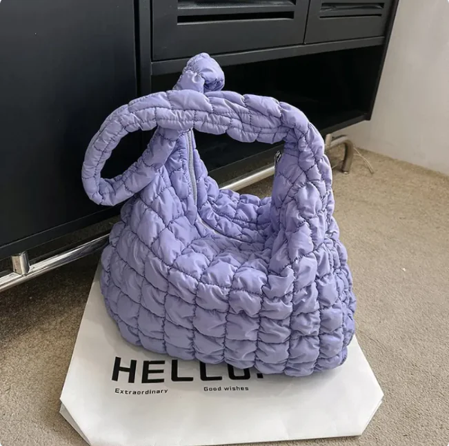 Pleated Shoulder Bag – Fashionable & Spacious - Image 14