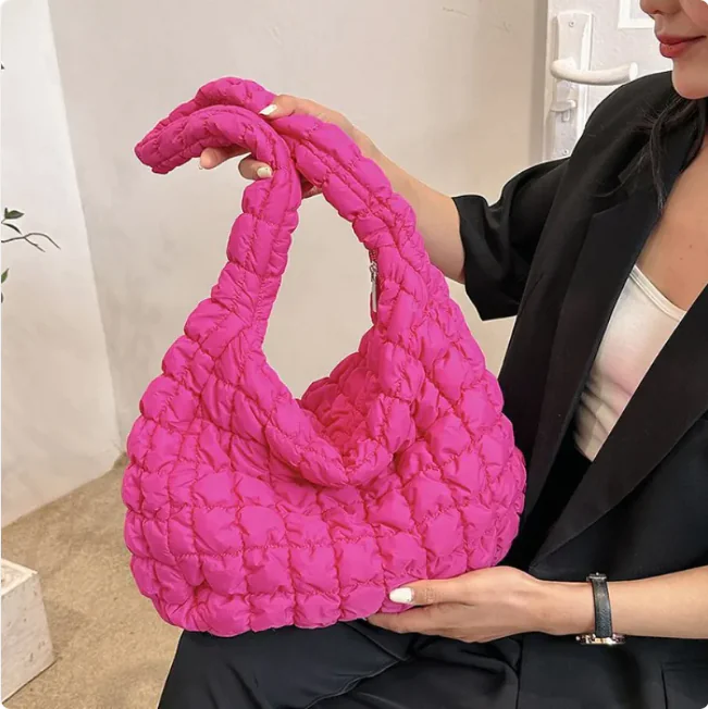 Pleated Shoulder Bag – Fashionable & Spacious - Image 17