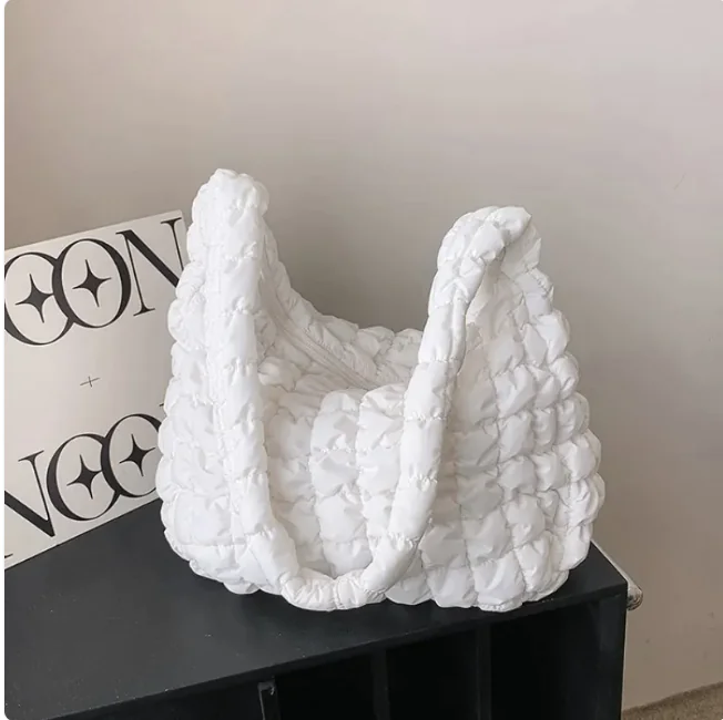 Pleated Shoulder Bag – Fashionable & Spacious - Image 18