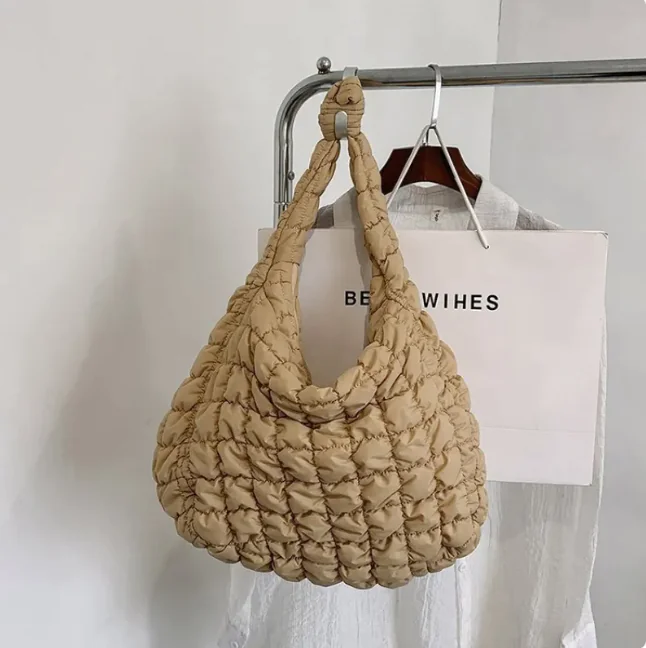 Pleated Shoulder Bag – Fashionable & Spacious - Image 22