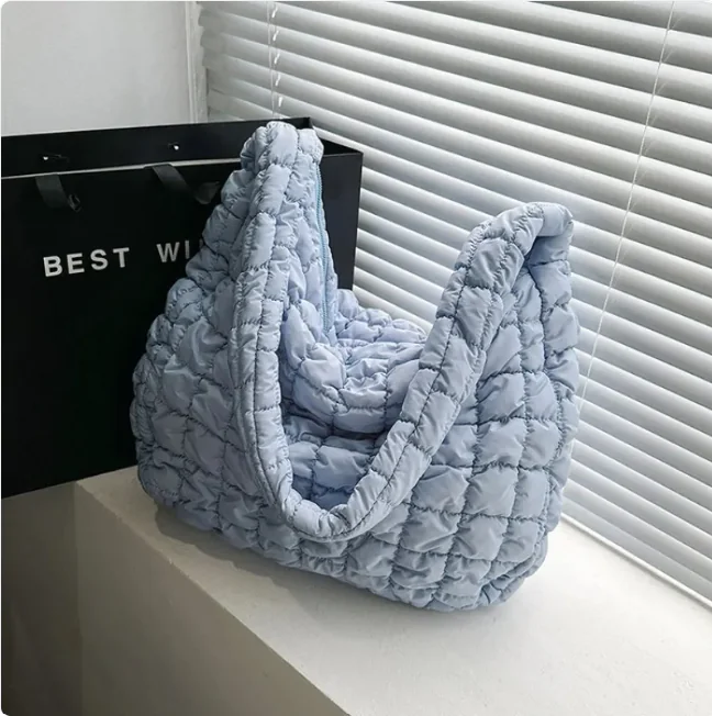 Pleated Shoulder Bag – Fashionable & Spacious - Image 9