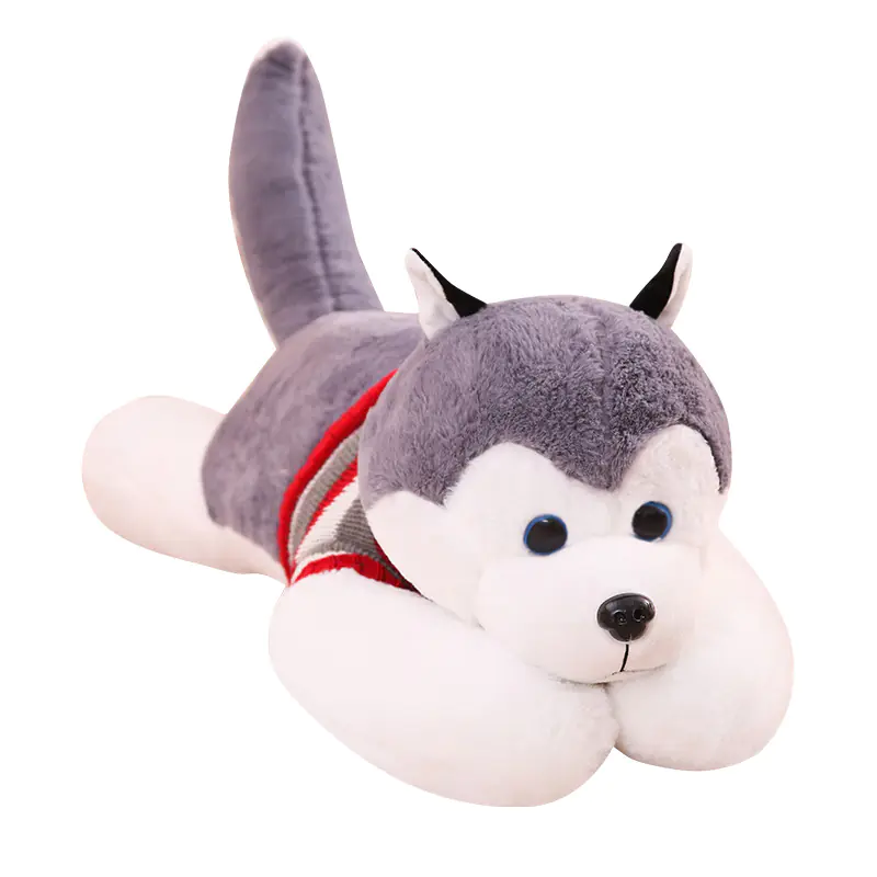 Plush Toy, Siberian Husky Bear Doll, Sleep Pillow - Image 31