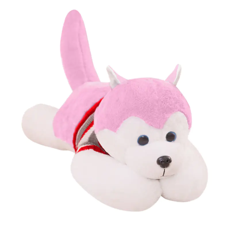 Plush Toy, Siberian Husky Bear Doll, Sleep Pillow - Image 33